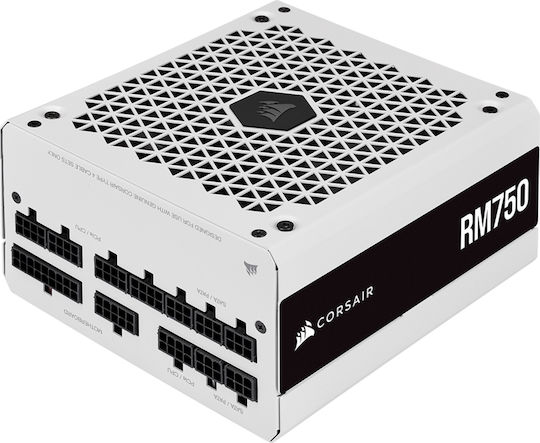 Corsair RM Series RM750 750W Λευκό Τροφοδοτικό Υπολογιστή Full Modular 80 Plus Gold