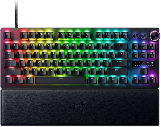 Razer Huntsman V3 Pro Tenkeyless Οπτικό Gaming Πληκτρολόγιο Tenkeyless με Razer Analog Optical Gen-2 διακόπτες και RGB φωτισμό (Αγγλικό US)
