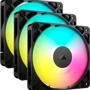 Corsair RS120 Case Fan με ARGB Φωτισμό και Σύνδεση 4-Pin PWM 3τμχ