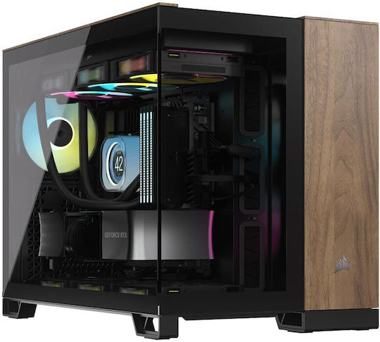 Corsair 2500X Gaming Micro Tower Κουτί Υπολογιστή με Πλαϊνό Παράθυρο
